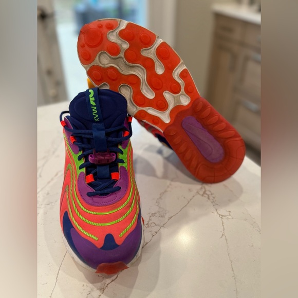 Nike Air Max 270 React ENG Raspberry Ripple CD0113-600 Men's Size 10.5 - Picture 4 of 6